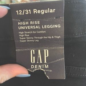 GAP Denim Women’s Black Jean Jeggings Skinny Stretchy